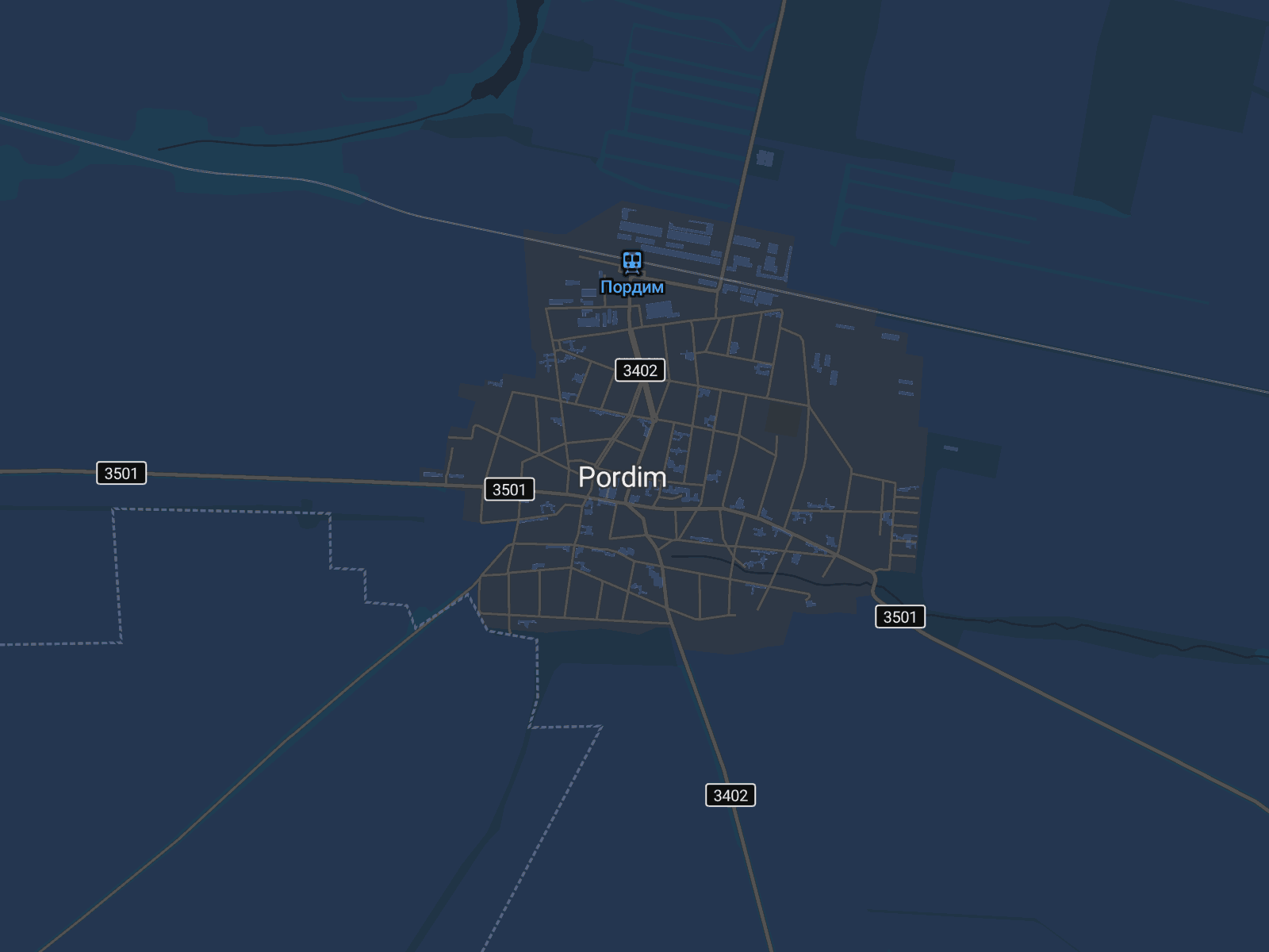 Карта на Пордим