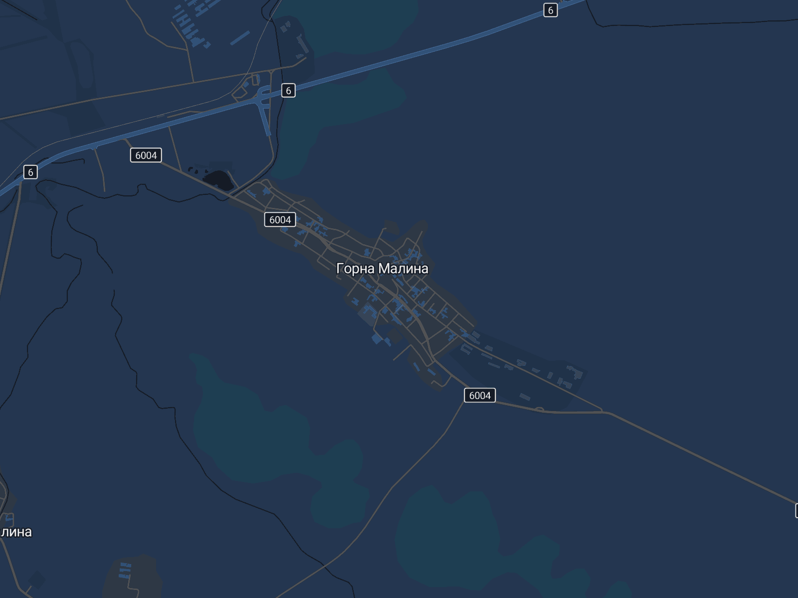 Карта на Горна Малина