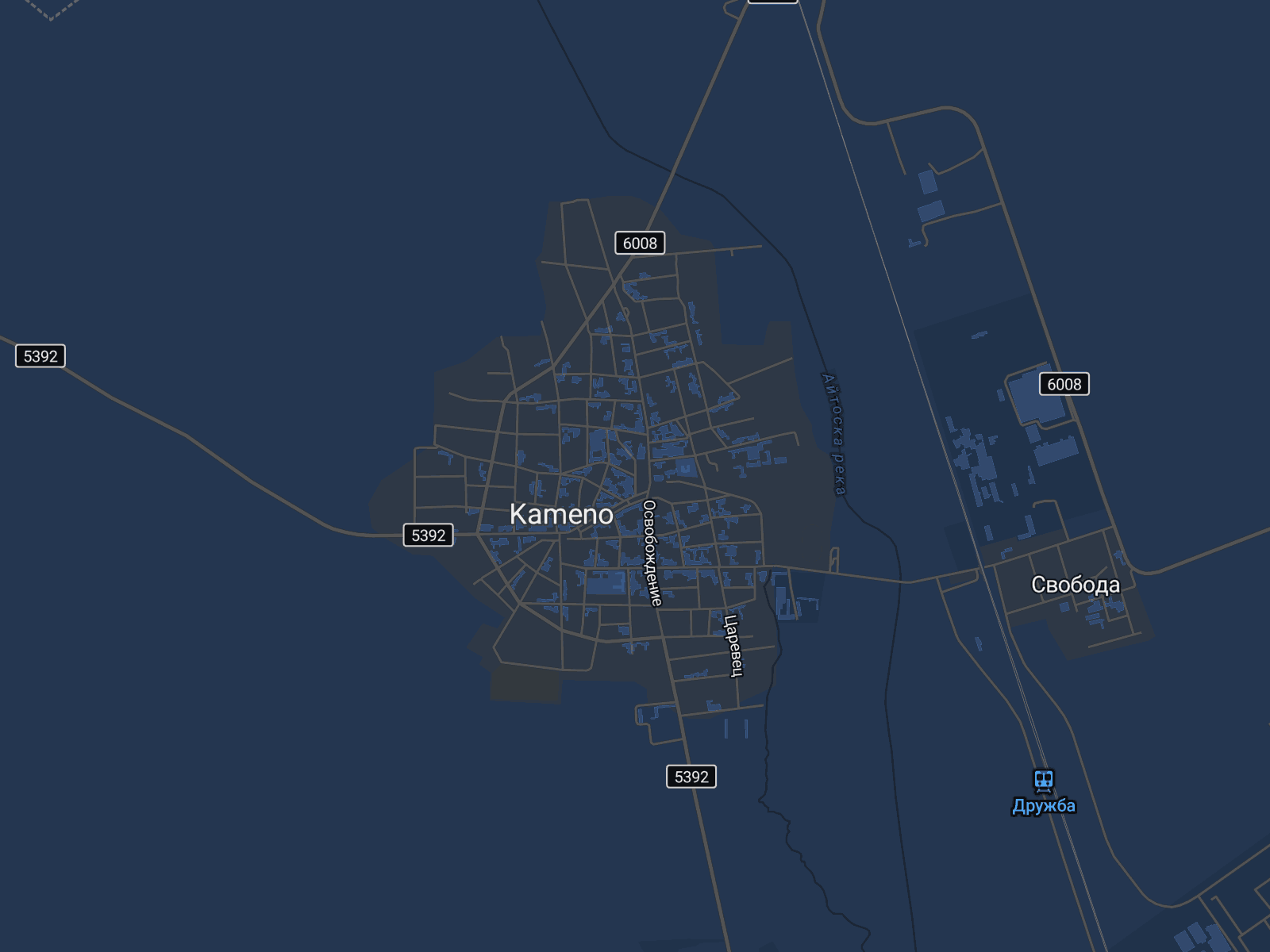 Карта на Камено