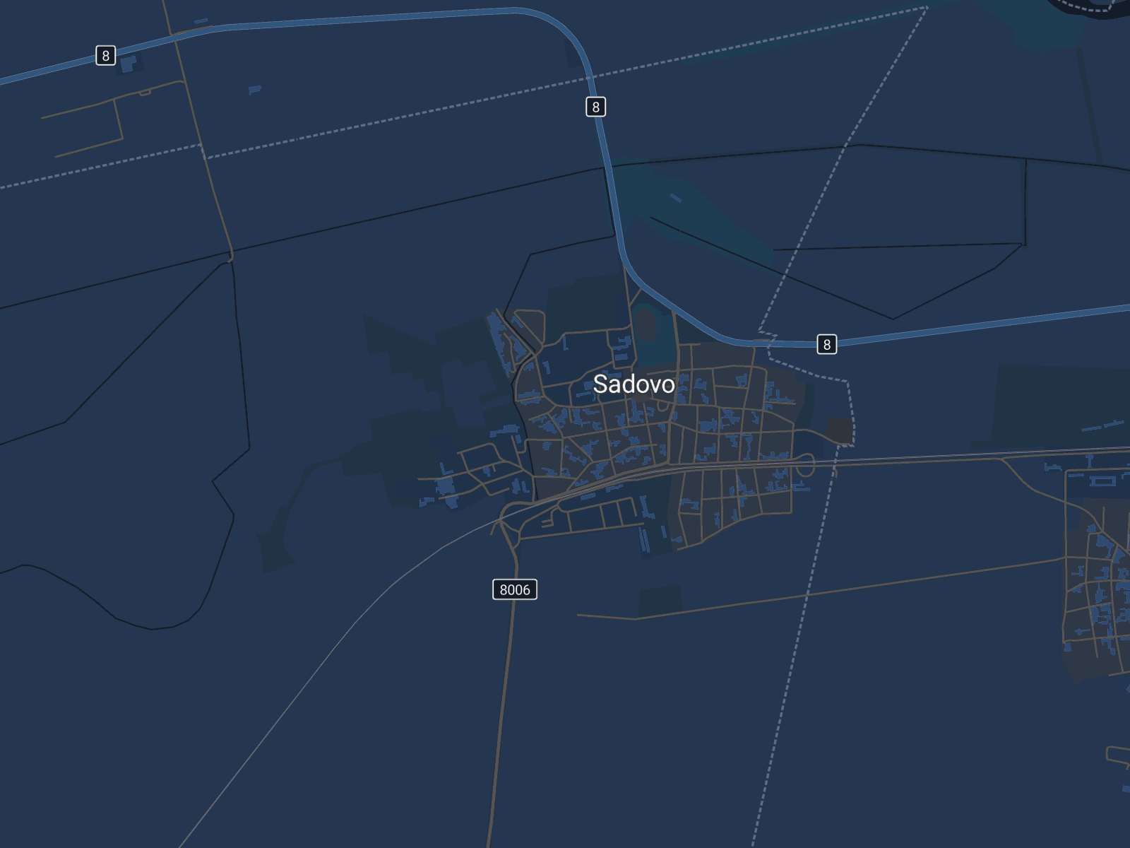 Карта на Садово