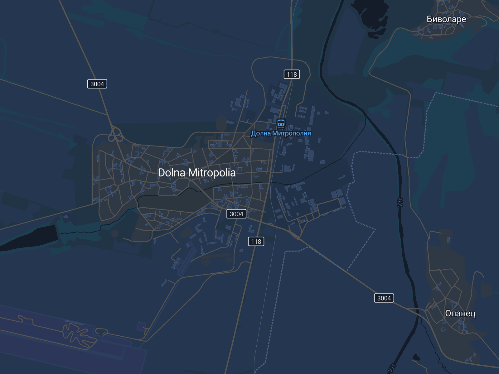 Карта на Долна Митрополия