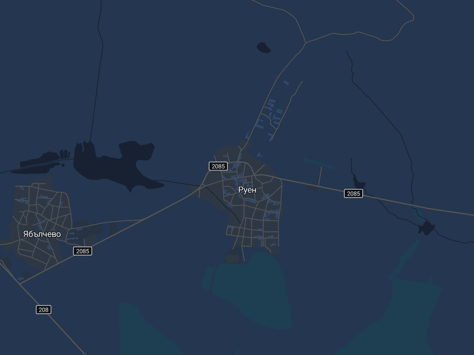 Карта на Руен