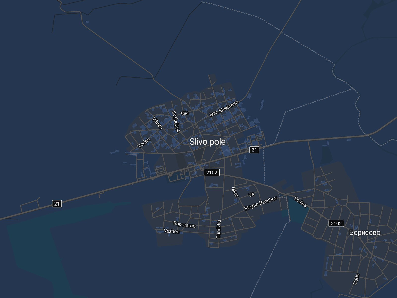 Карта на Сливо поле