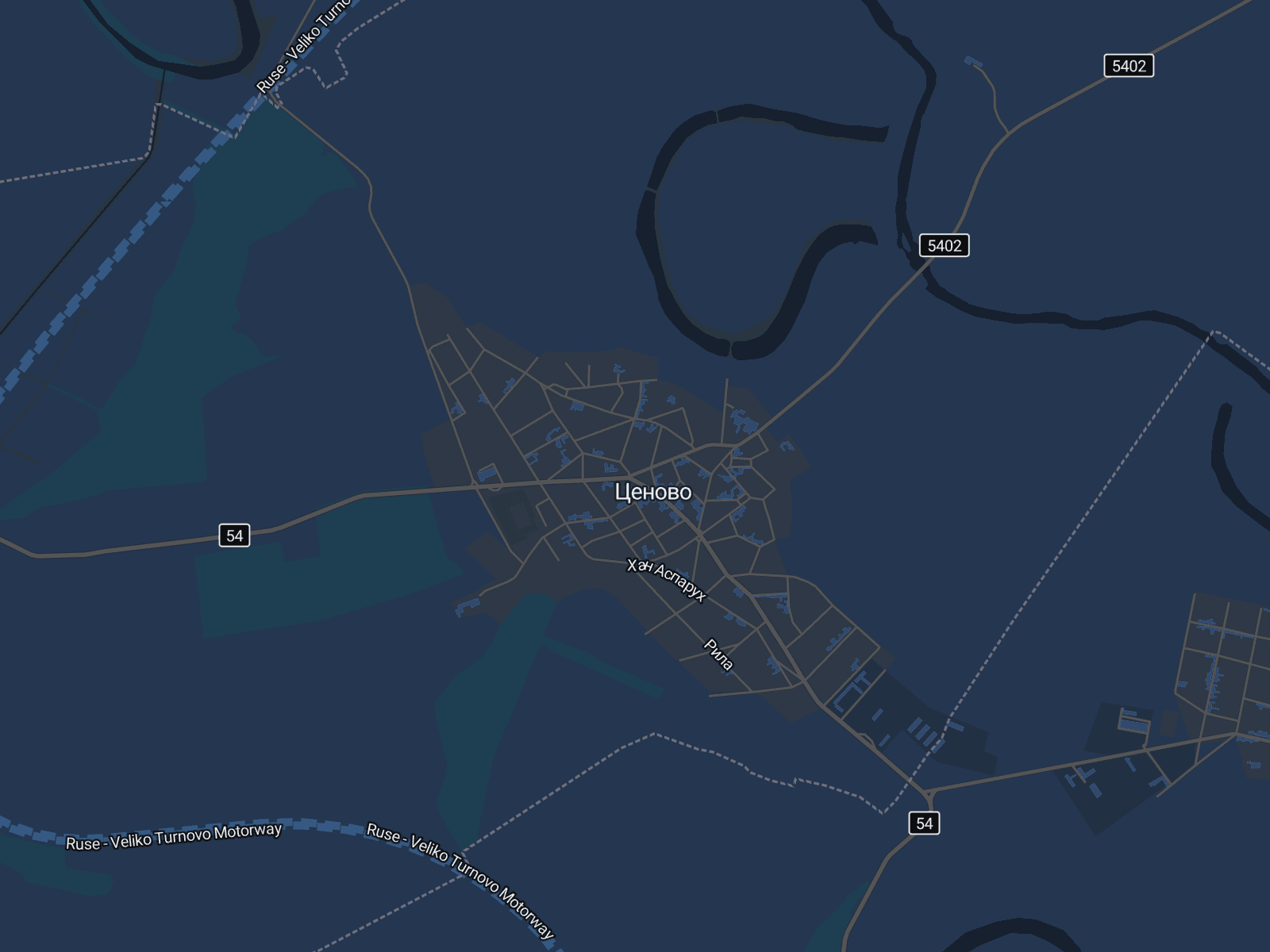 Карта на Ценово