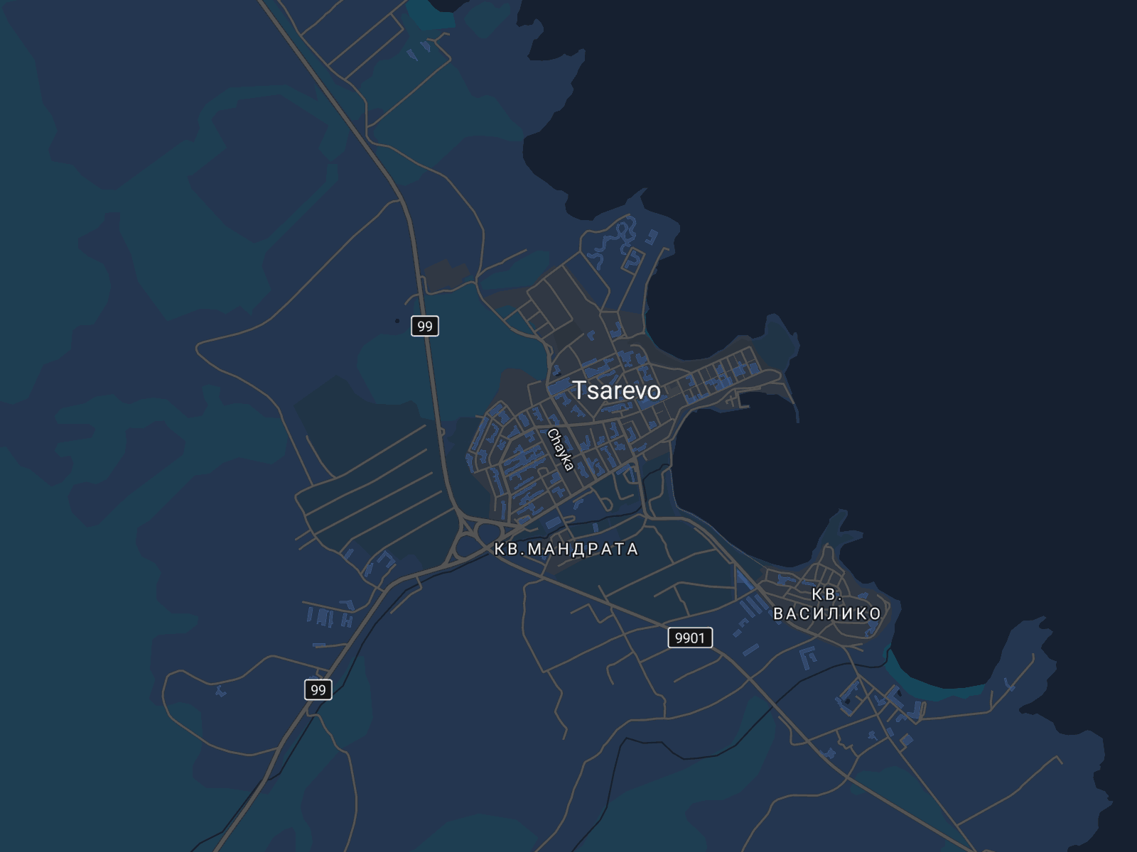 Карта на Царево