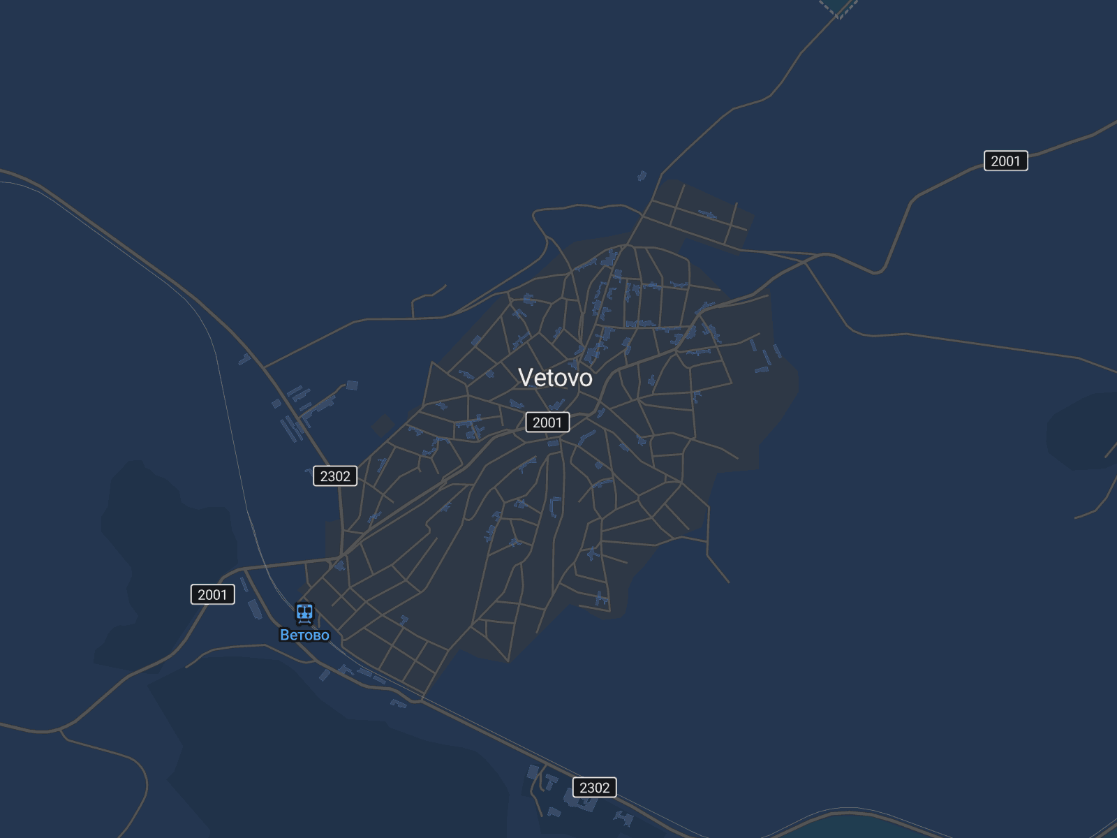 Карта на Ветово