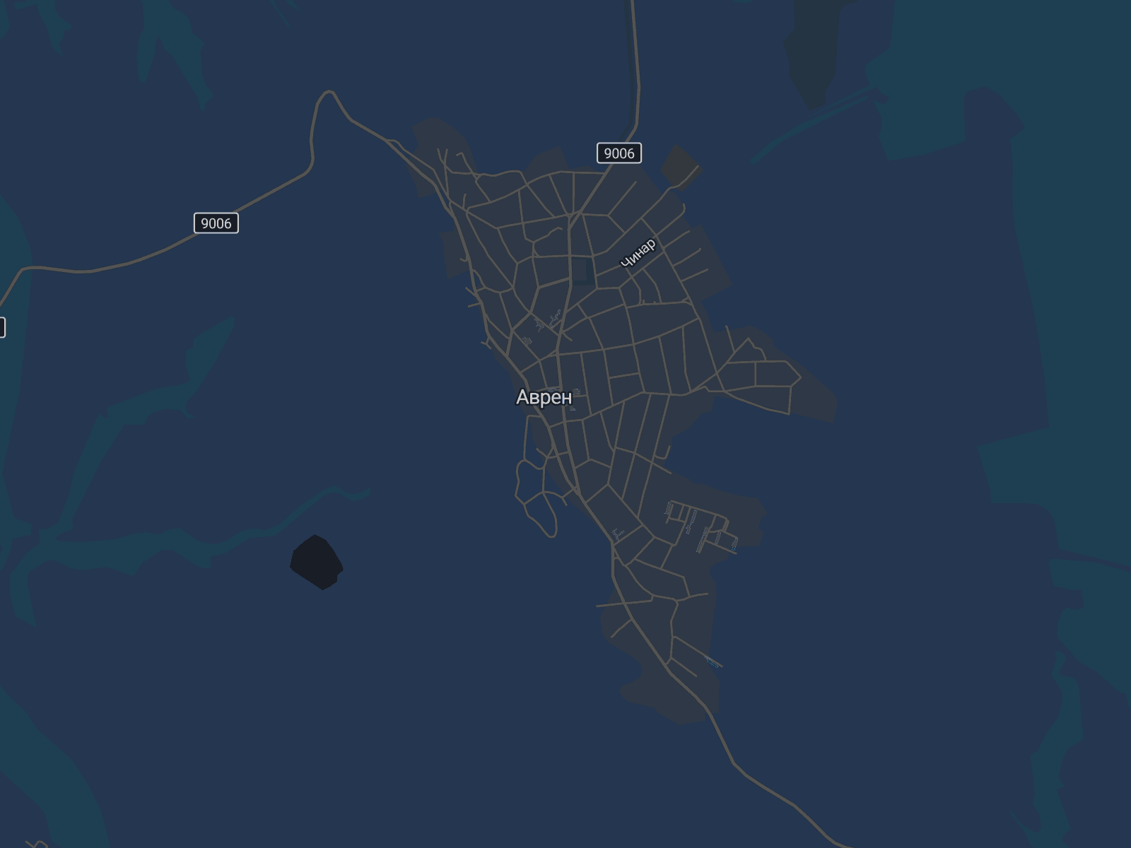 Карта на Аврен