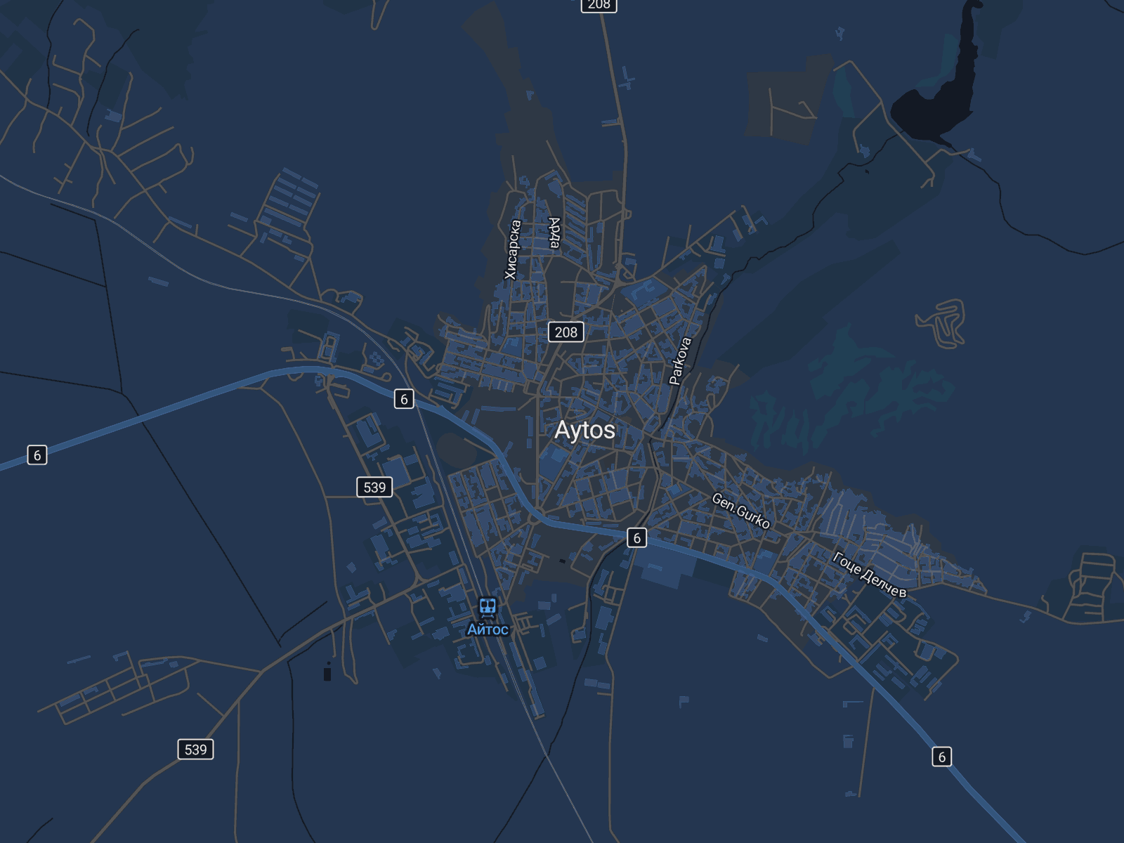 Карта на Айтос