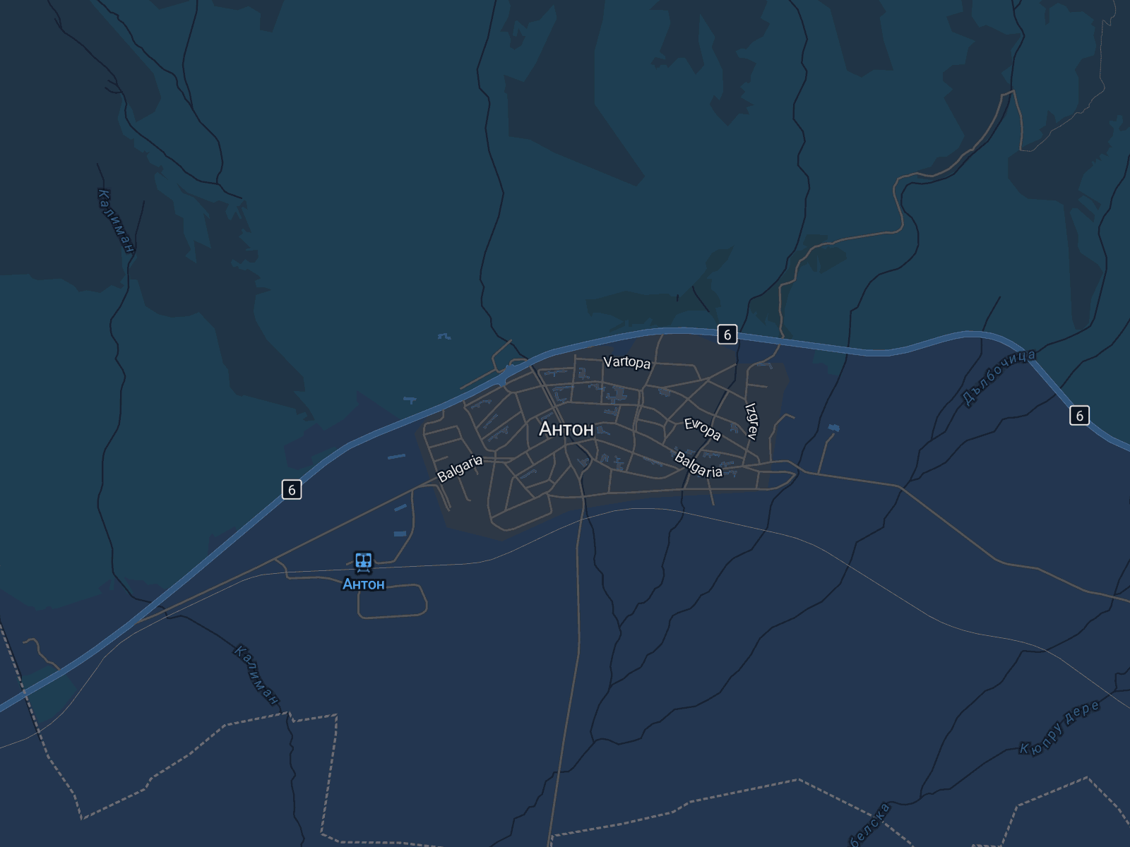 Карта на Антон