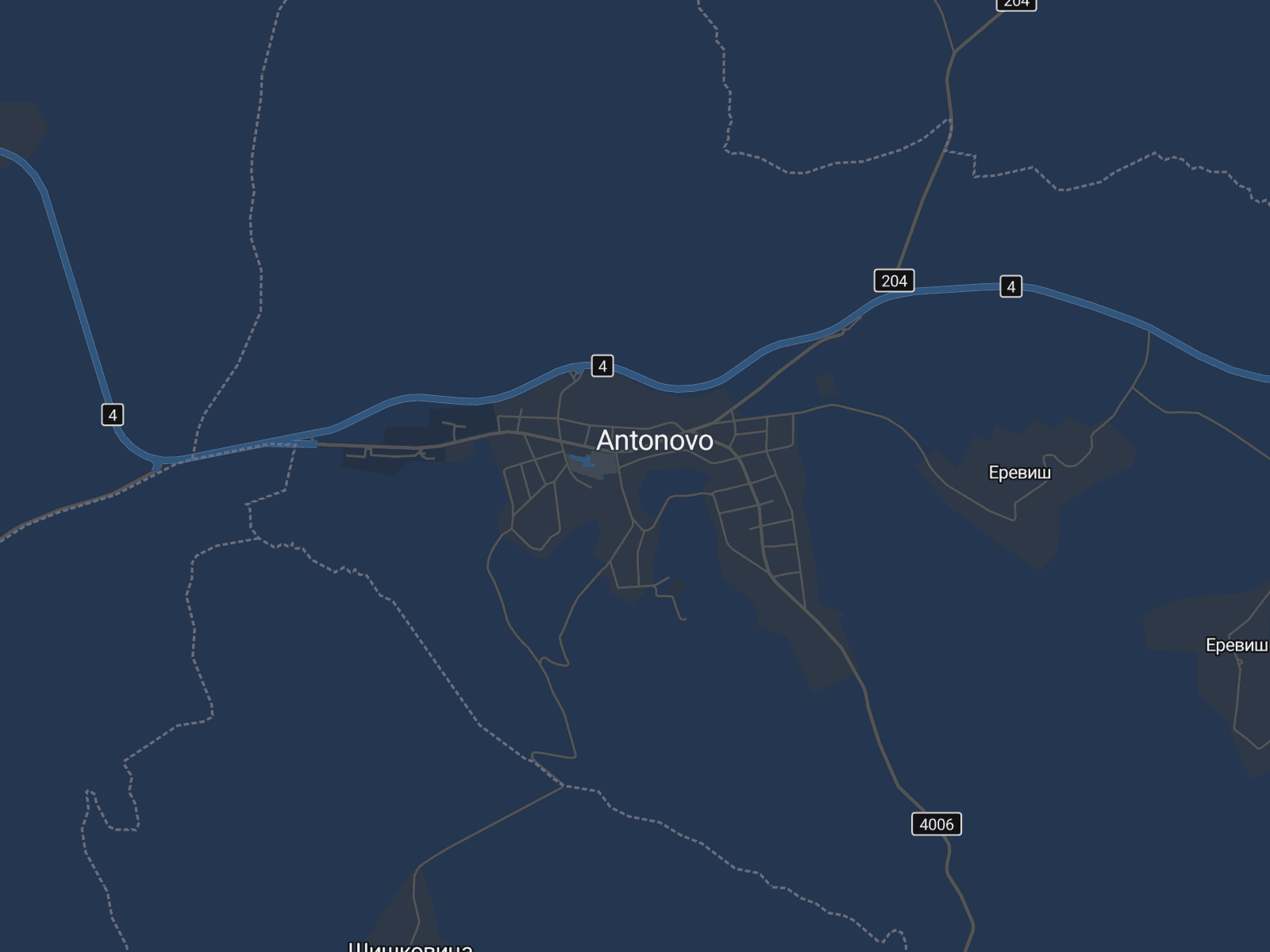 Карта на Антоново