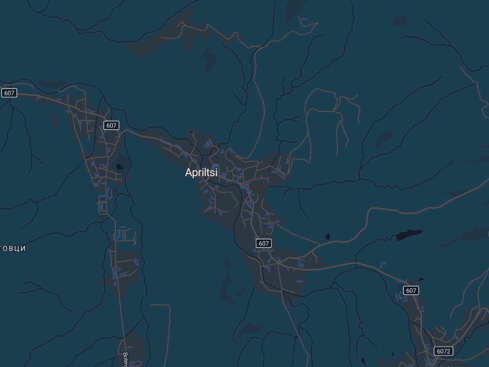 Карта на Априлци