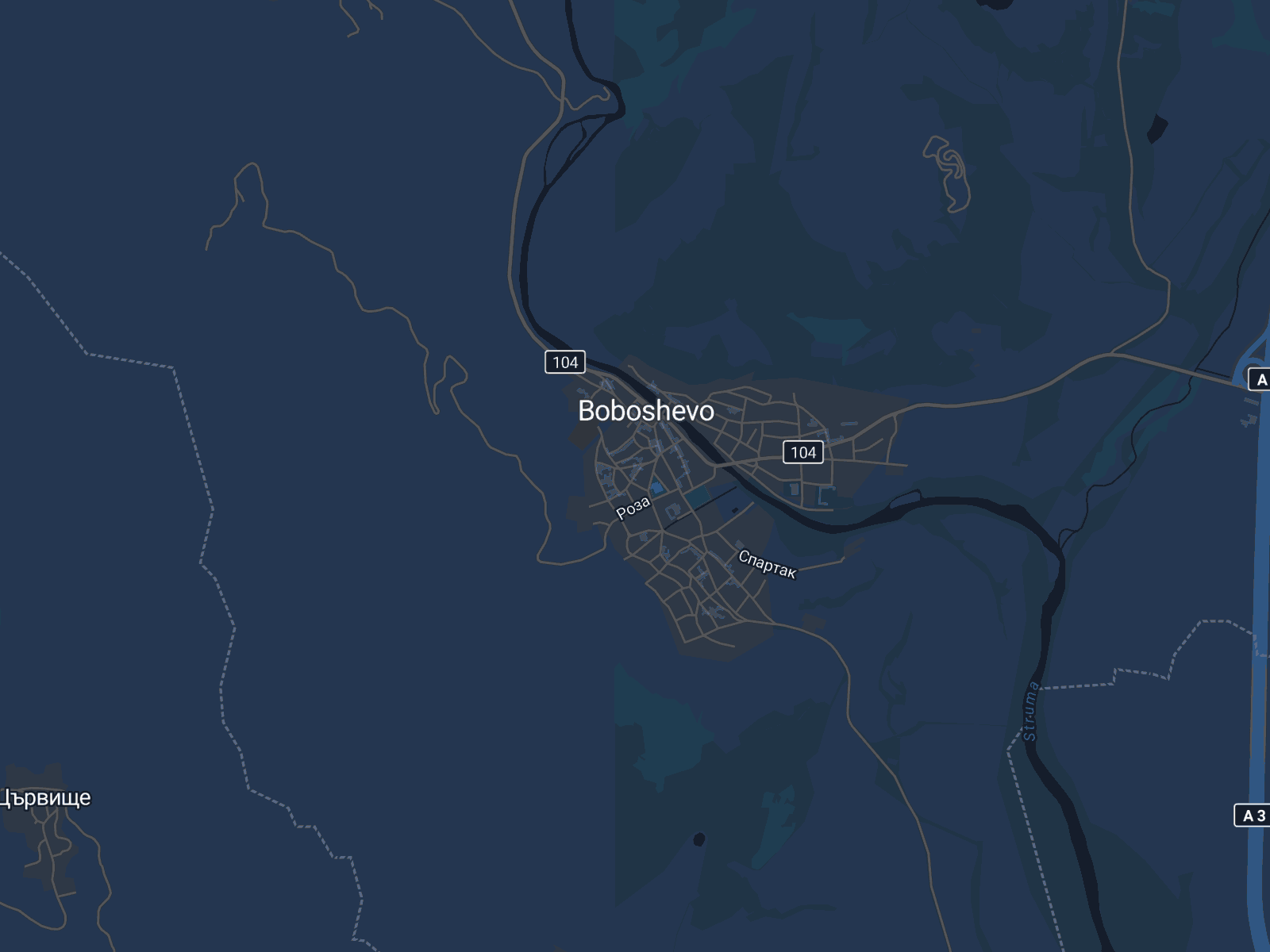 Карта на Бобошево