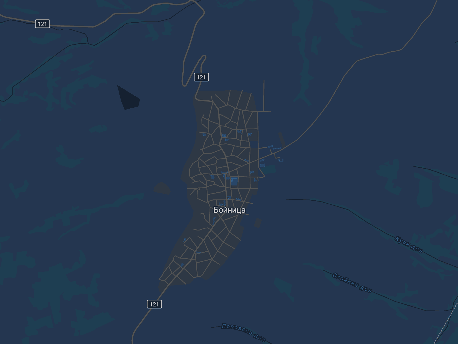 Карта на Бойница
