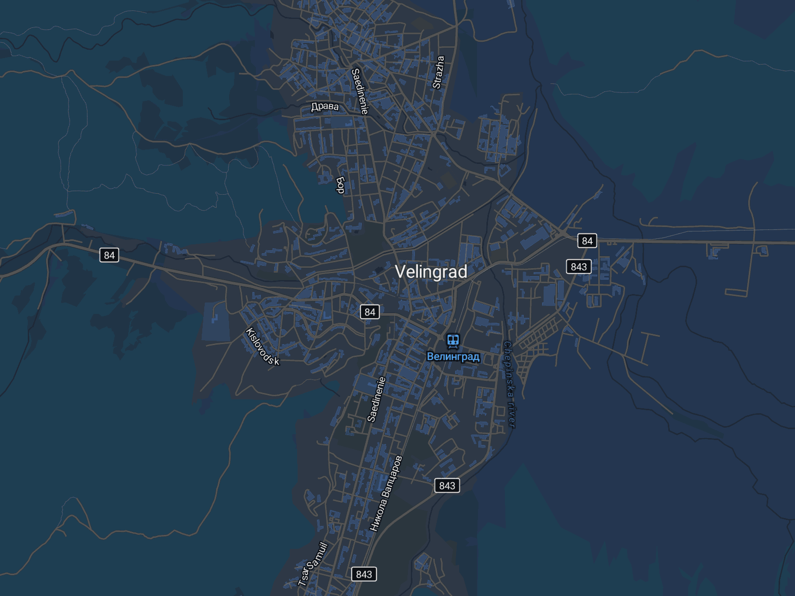 Карта на Велинград