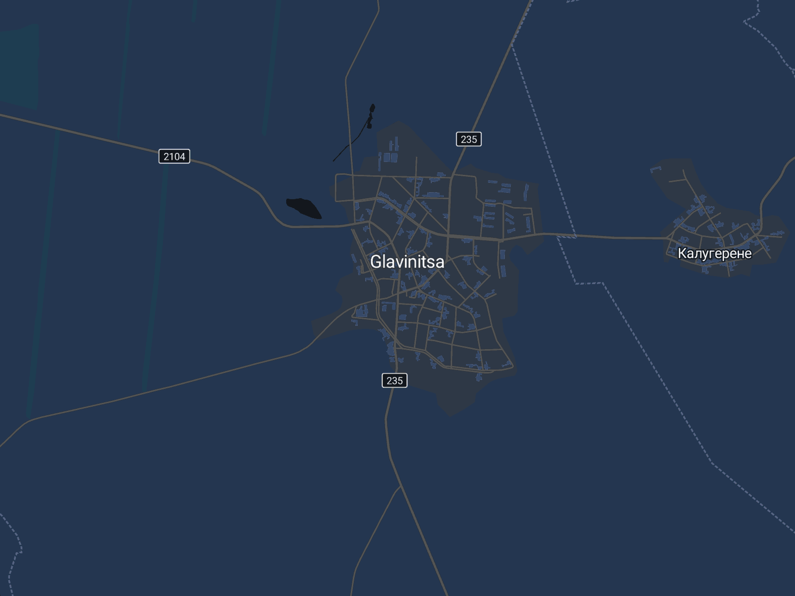 Карта на Главиница