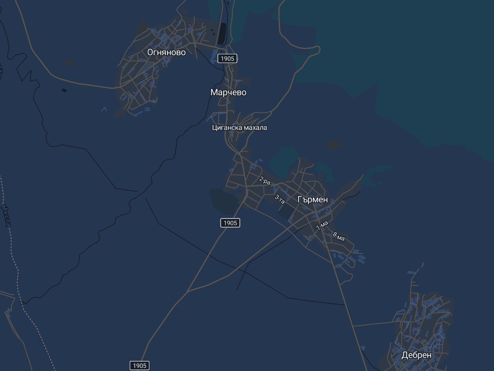 Карта на Гърмен