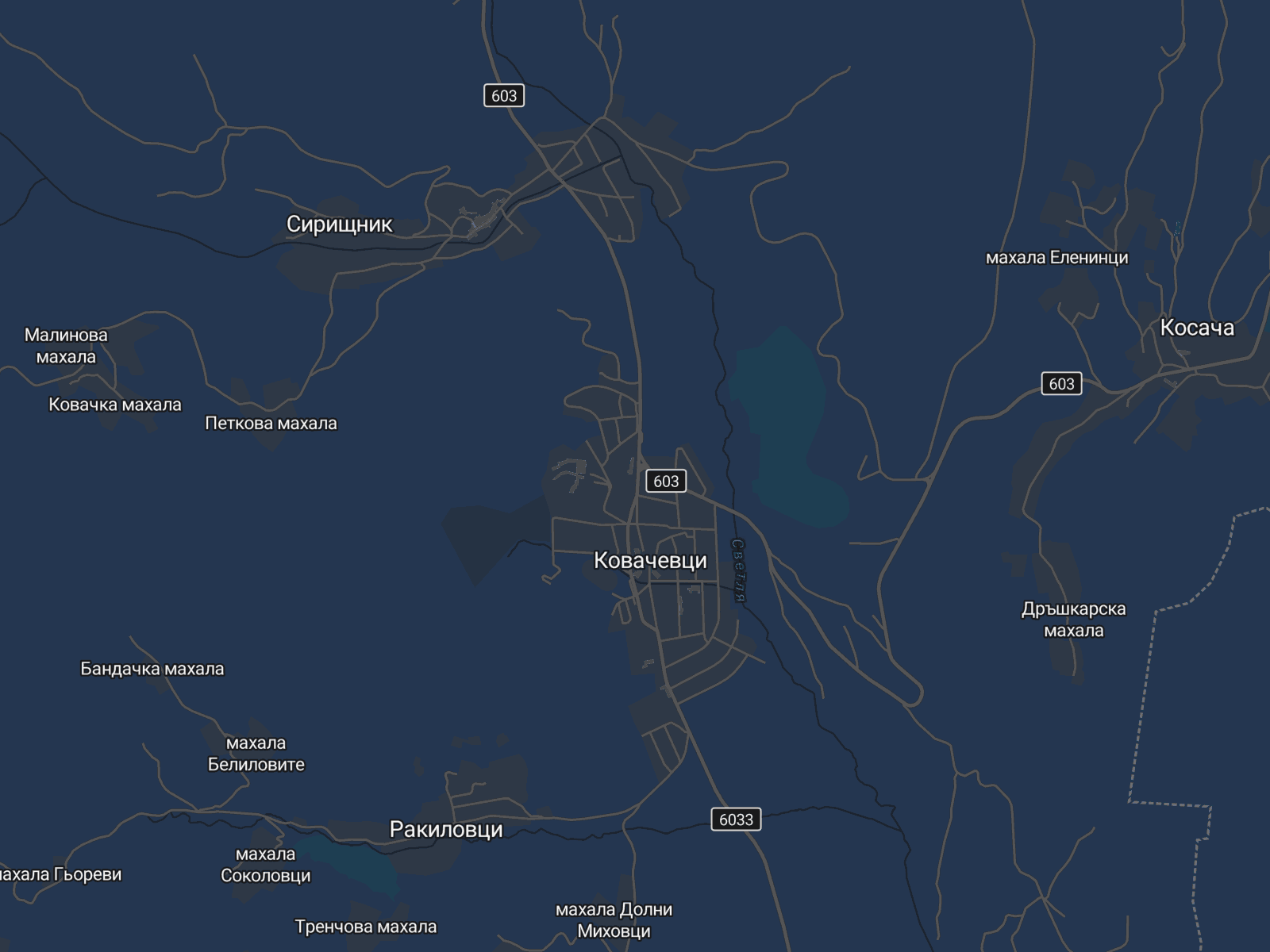 Карта на Ковачевци