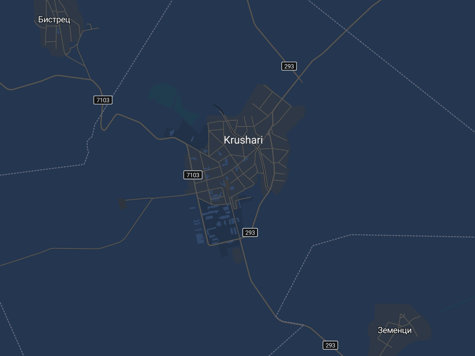 Карта на Крушари