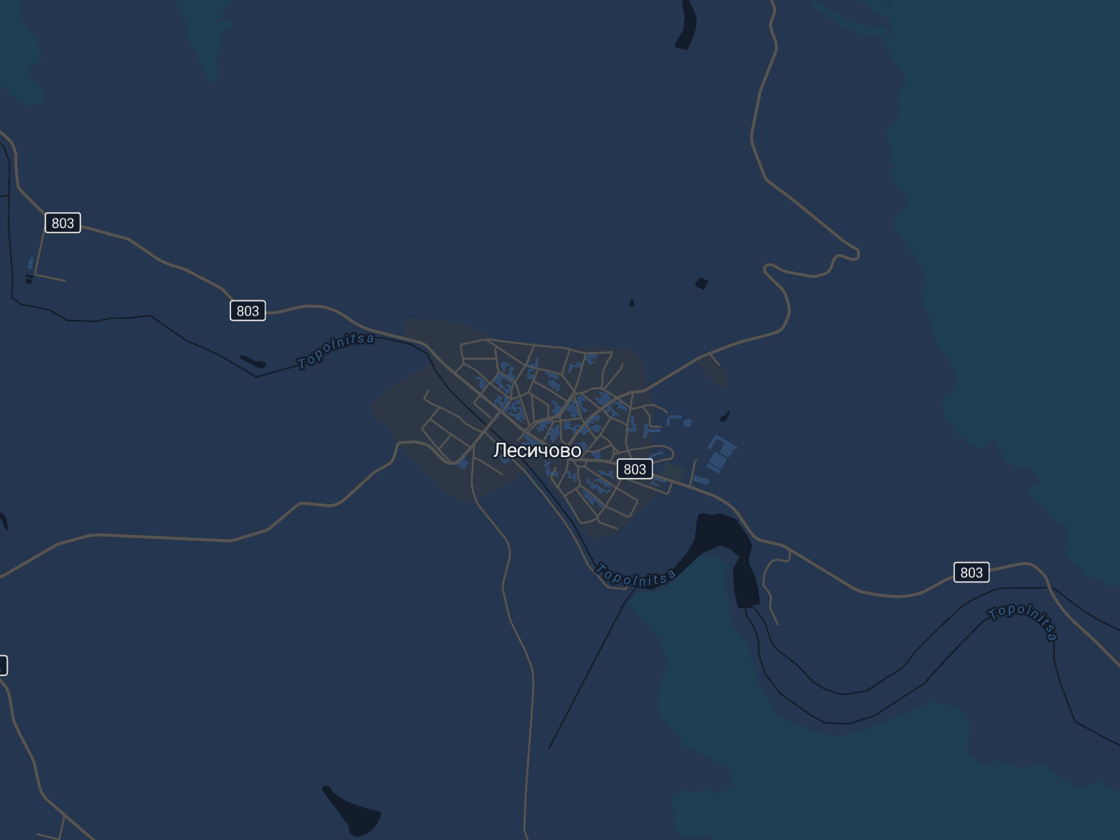 Карта на Лесичово