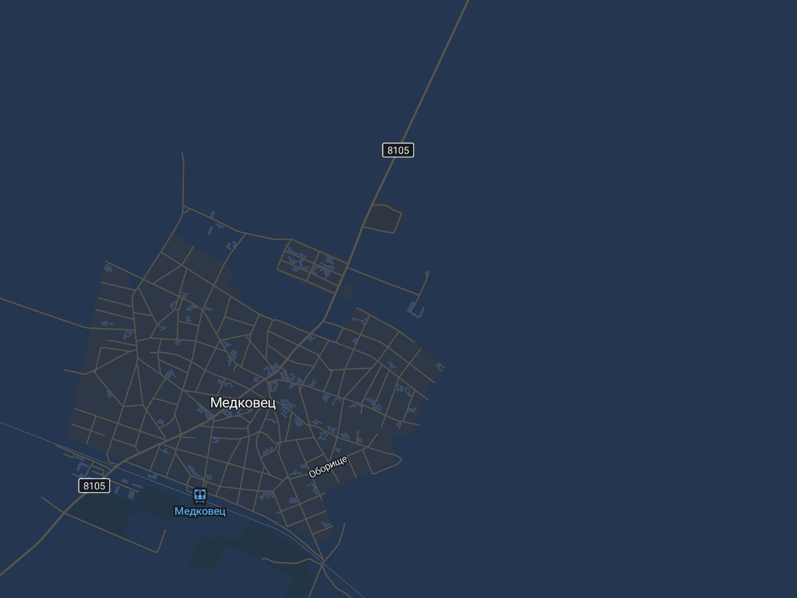 Карта на Медковец