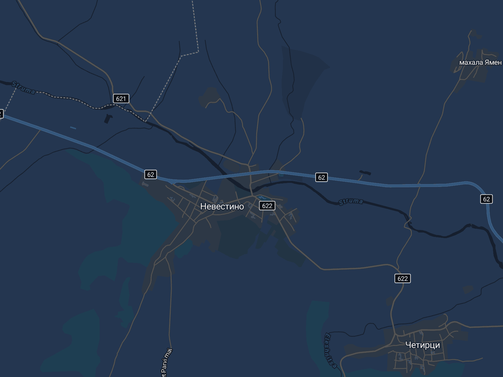 Карта на Невестино