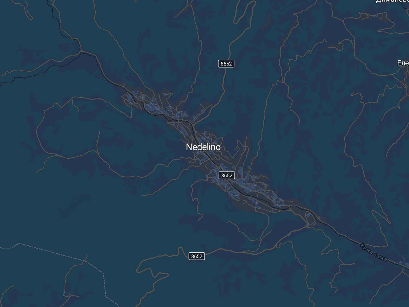 Карта на Неделино