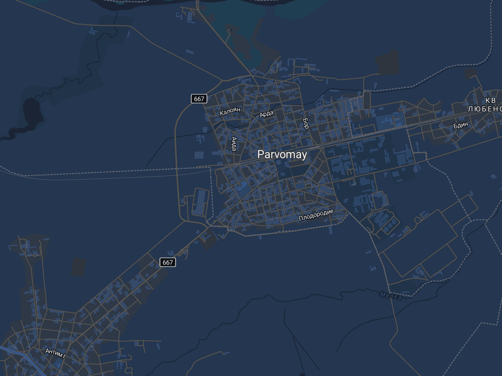 Карта на Първомай