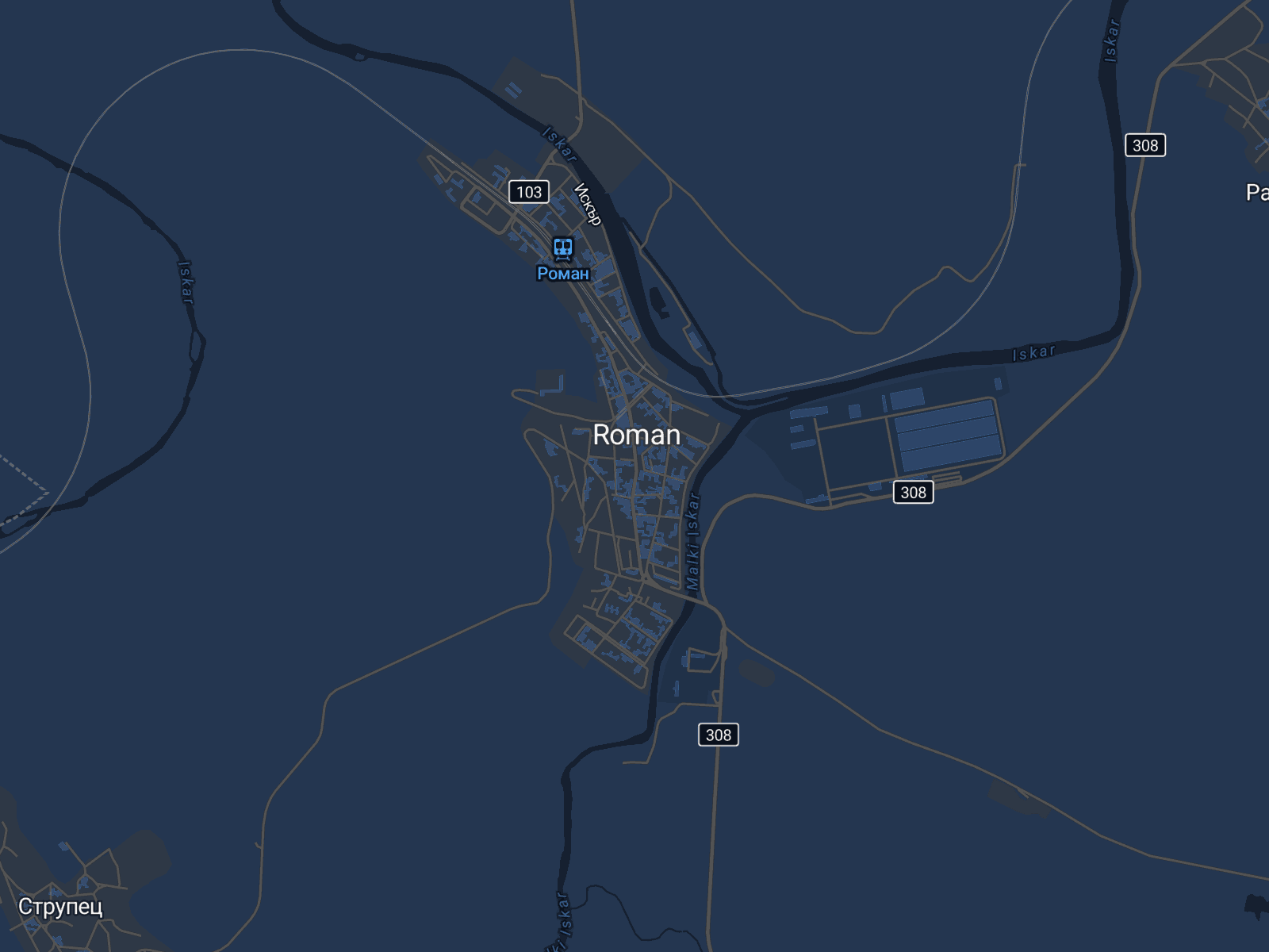 Карта на Роман