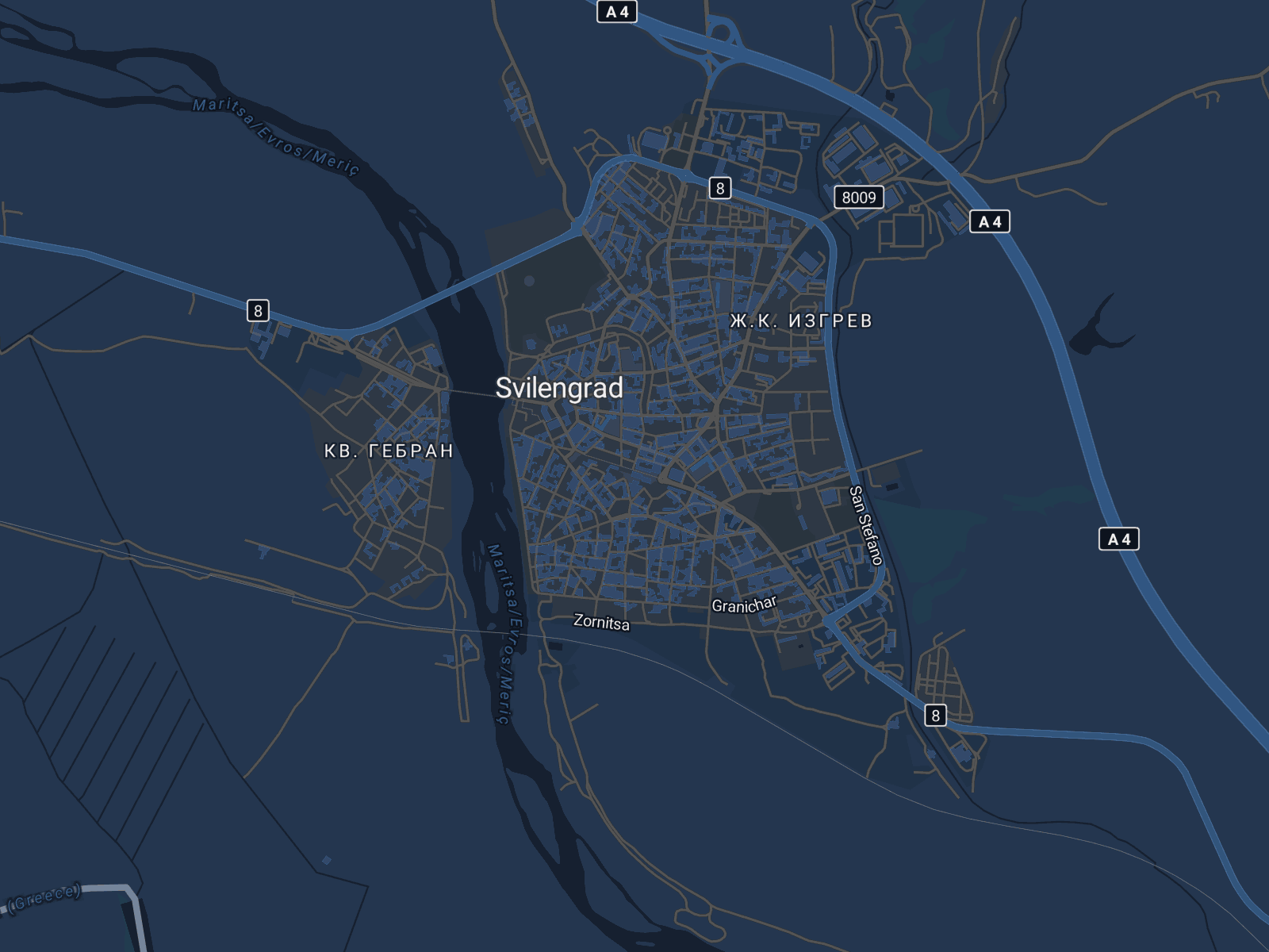 Карта на Свиленград