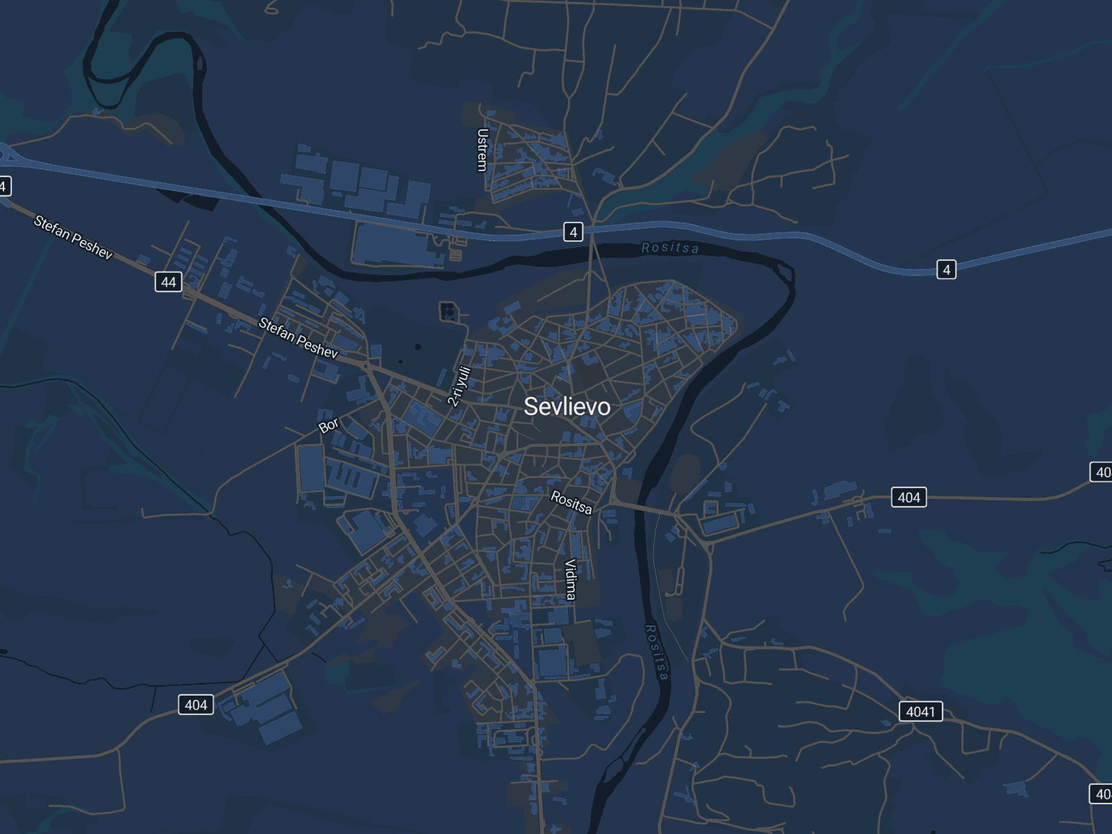 Карта на Севлиево