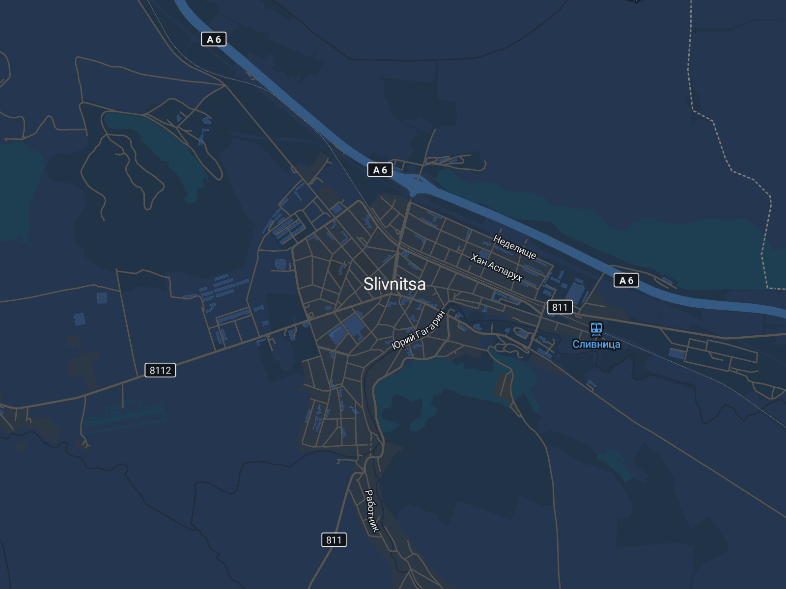 Карта на Сливница