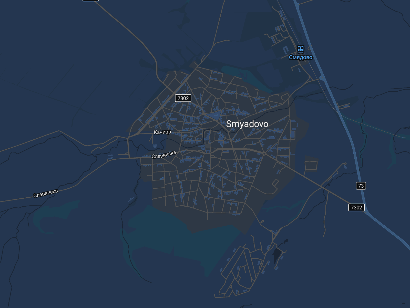 Карта на Смядово