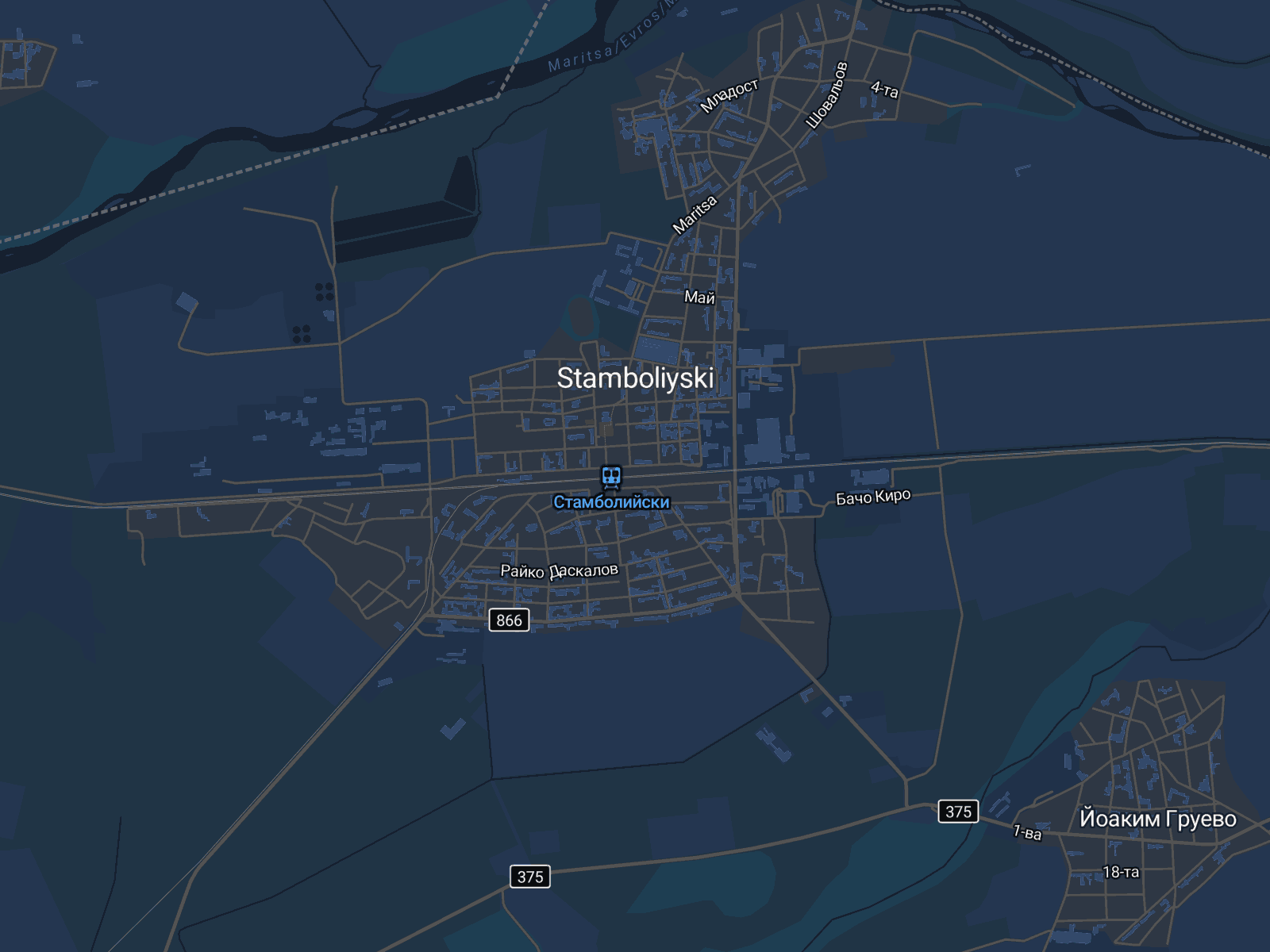 Карта на Стамболийски