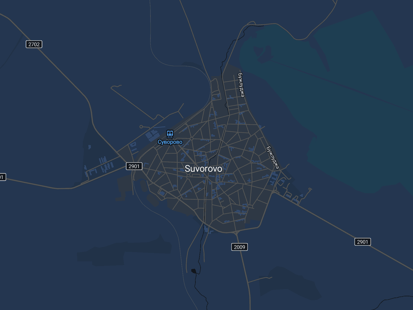 Карта на Суворово