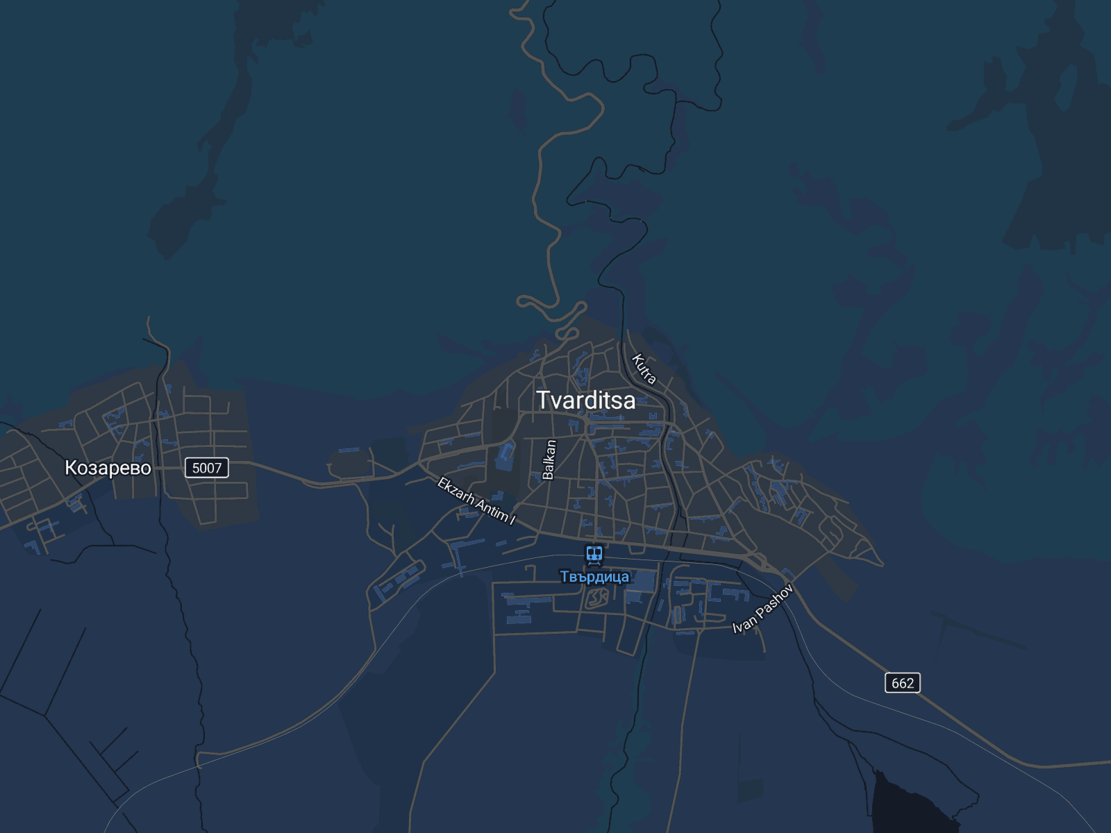 Карта на Твърдица