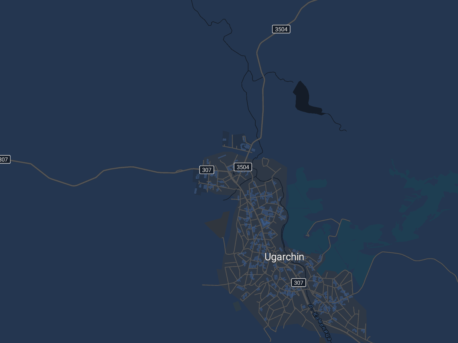 Карта на Угърчин