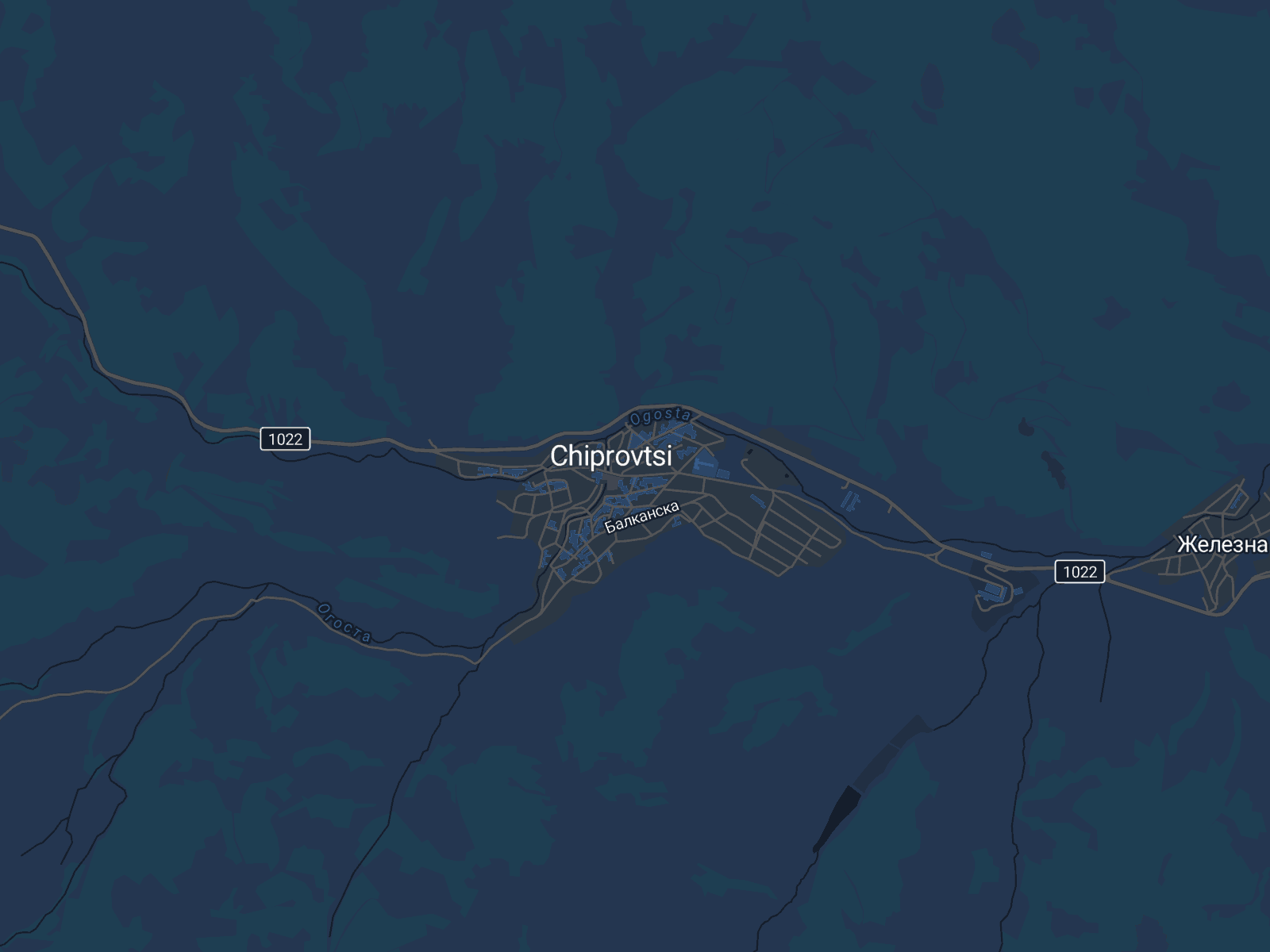 Карта на Чипровци